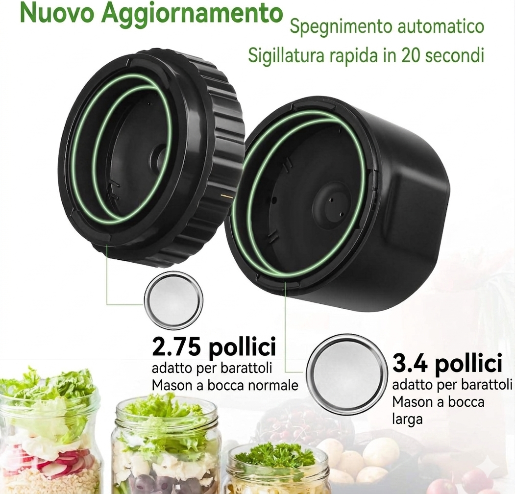 Sigillatore sottovuoto per barattoli
